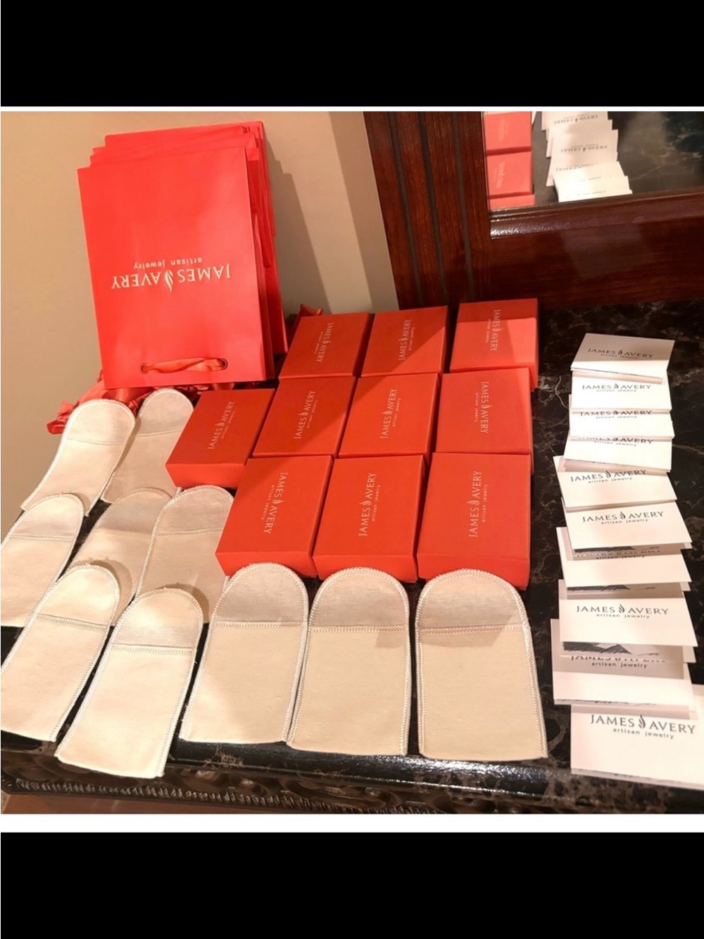 James Avery packaging set 30 of each item